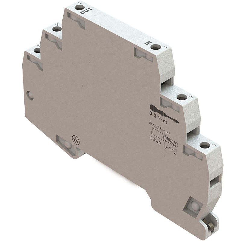 超薄緊湊型控制信號防雷器 二線制信號SPD防雷模