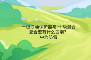 一級(jí)浪涌保護(hù)器與i+ii級(jí)混合復(fù)合型有什么區(qū)別？